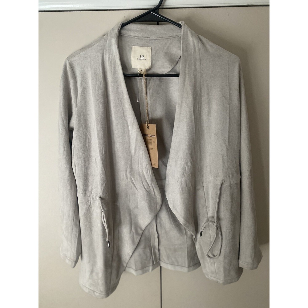 NWT Thread & Supply Women's Faux Suede Malva Jacket Size XS
